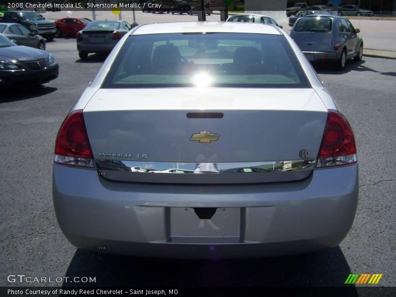 Silverstone Metallic / Gray 2008 Chevrolet Impala LS