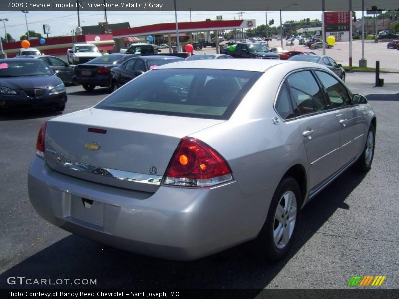 Silverstone Metallic / Gray 2008 Chevrolet Impala LS