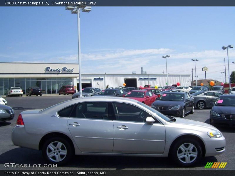 Silverstone Metallic / Gray 2008 Chevrolet Impala LS