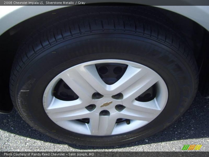 Silverstone Metallic / Gray 2008 Chevrolet Impala LS
