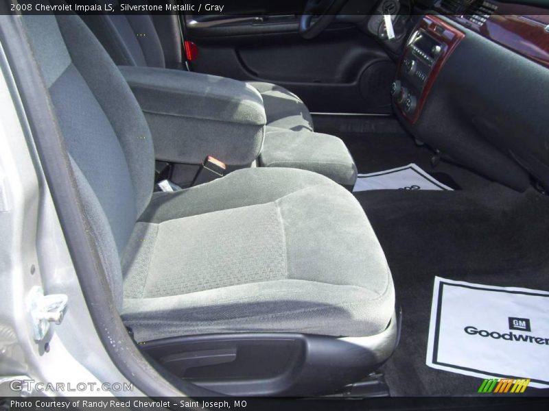 Silverstone Metallic / Gray 2008 Chevrolet Impala LS