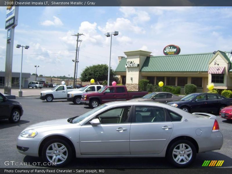 Silverstone Metallic / Gray 2008 Chevrolet Impala LT