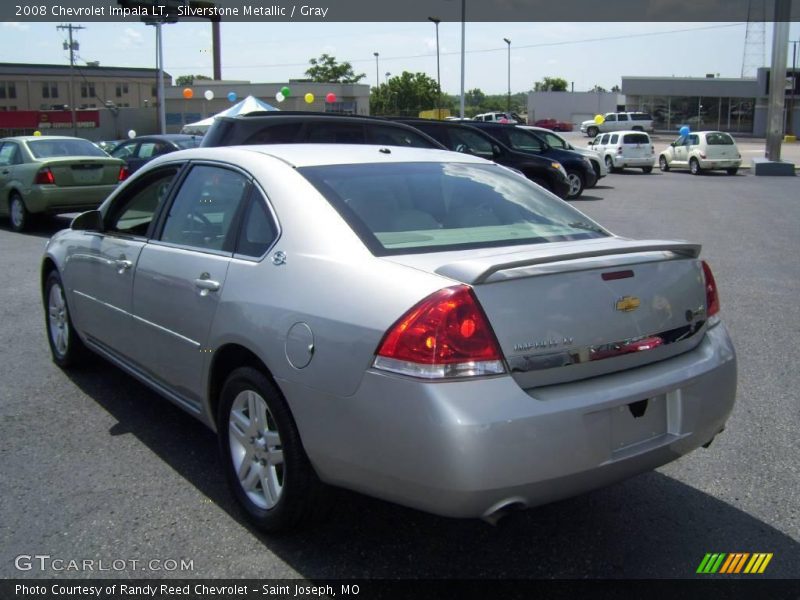 Silverstone Metallic / Gray 2008 Chevrolet Impala LT