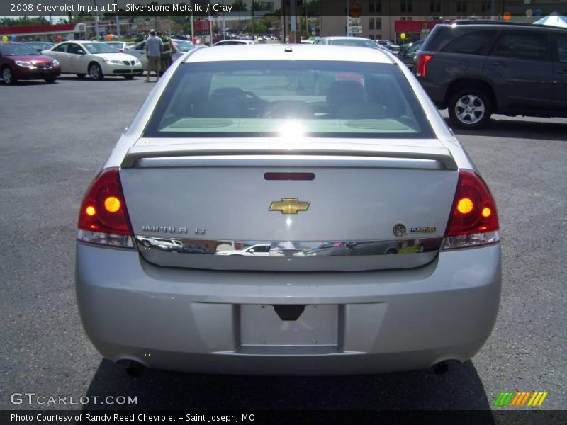 Silverstone Metallic / Gray 2008 Chevrolet Impala LT
