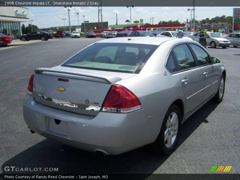 Silverstone Metallic / Gray 2008 Chevrolet Impala LT