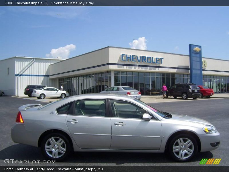 Silverstone Metallic / Gray 2008 Chevrolet Impala LT