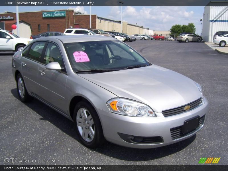 Silverstone Metallic / Gray 2008 Chevrolet Impala LT