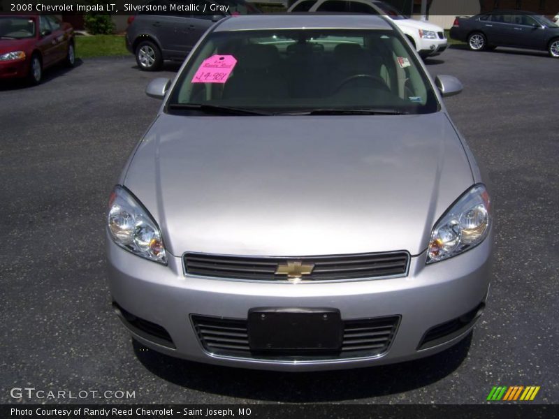 Silverstone Metallic / Gray 2008 Chevrolet Impala LT