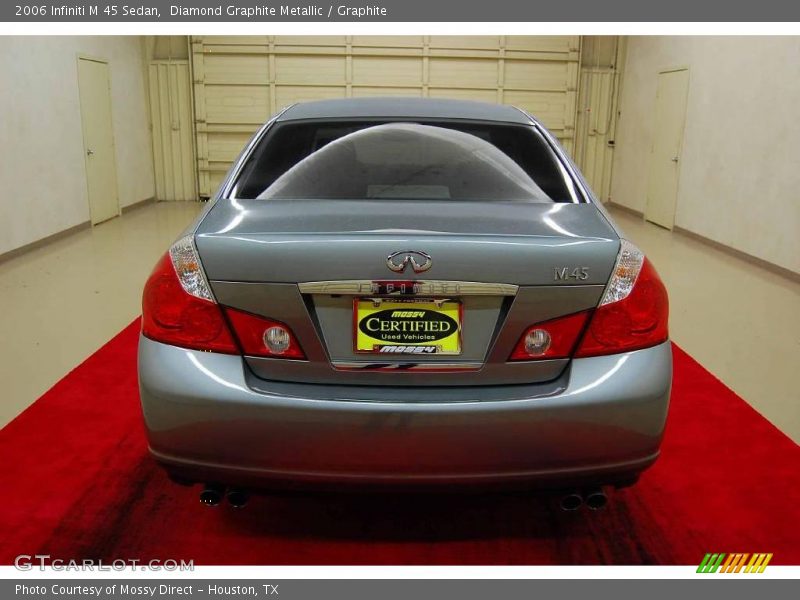 Diamond Graphite Metallic / Graphite 2006 Infiniti M 45 Sedan