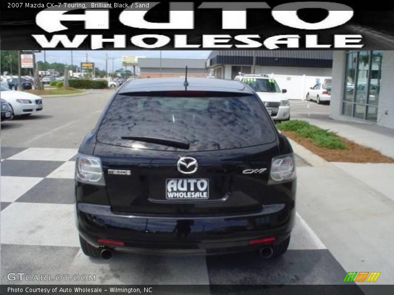 Brilliant Black / Sand 2007 Mazda CX-7 Touring