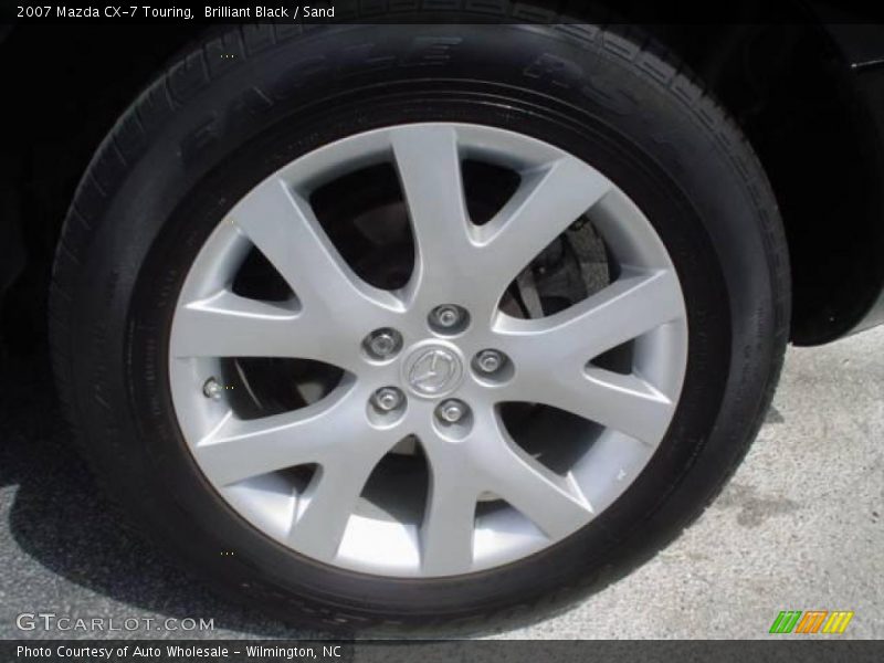 Brilliant Black / Sand 2007 Mazda CX-7 Touring