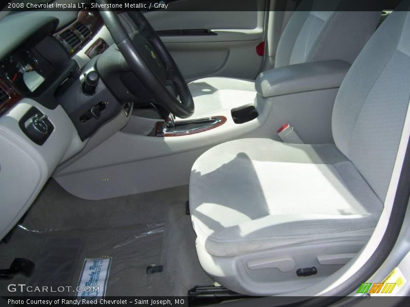 Silverstone Metallic / Gray 2008 Chevrolet Impala LT