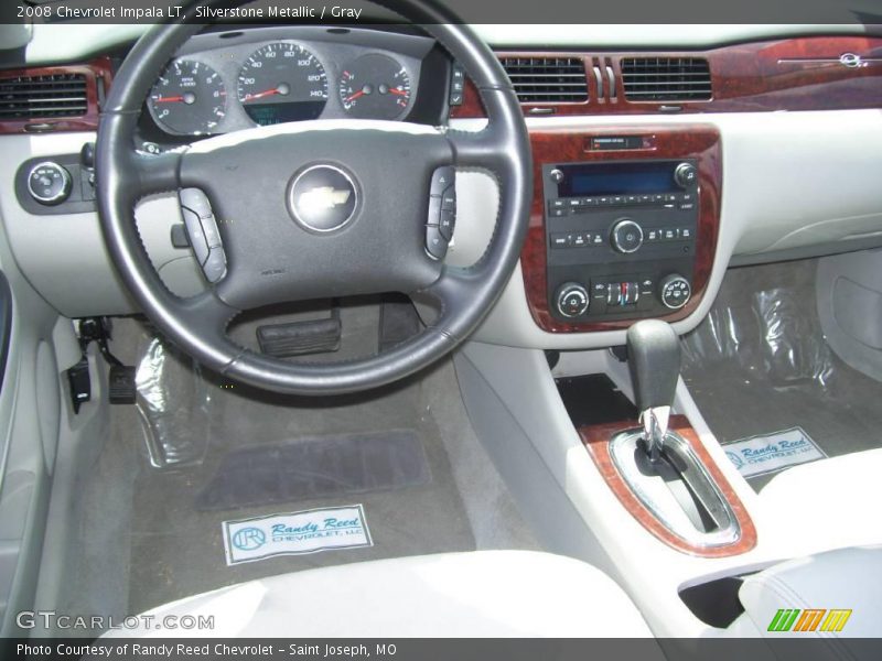Silverstone Metallic / Gray 2008 Chevrolet Impala LT