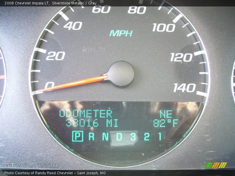 Silverstone Metallic / Gray 2008 Chevrolet Impala LT