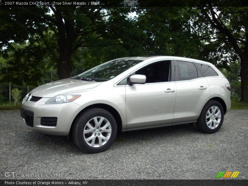 True Silver Metallic / Black 2007 Mazda CX-7 Sport