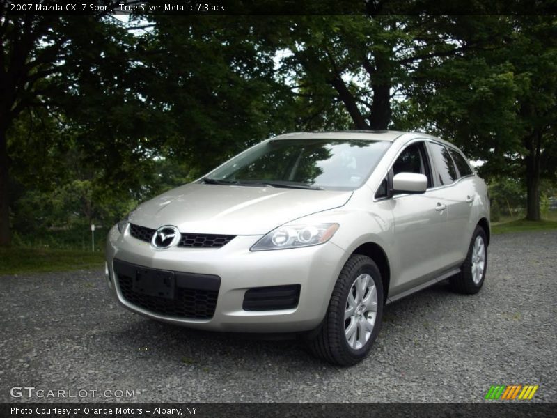 True Silver Metallic / Black 2007 Mazda CX-7 Sport