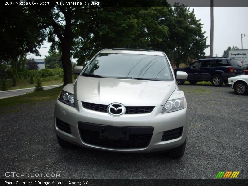 True Silver Metallic / Black 2007 Mazda CX-7 Sport