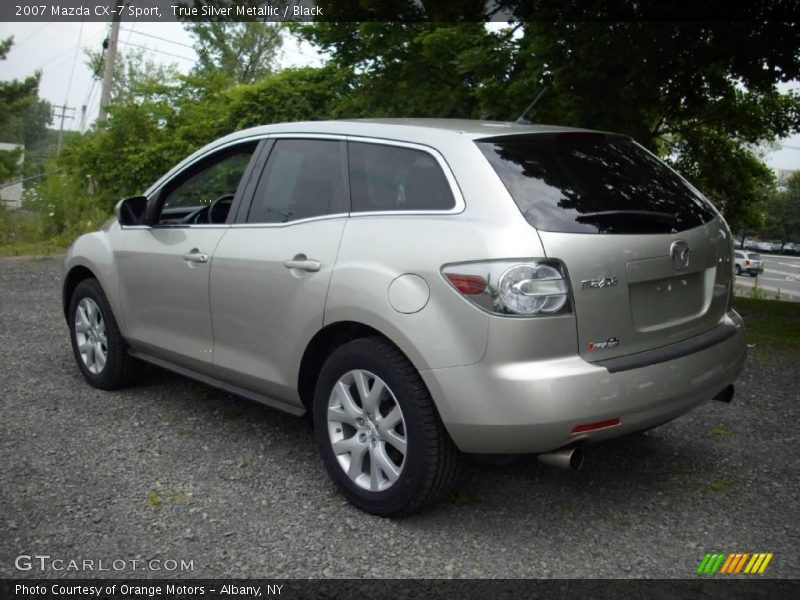 True Silver Metallic / Black 2007 Mazda CX-7 Sport