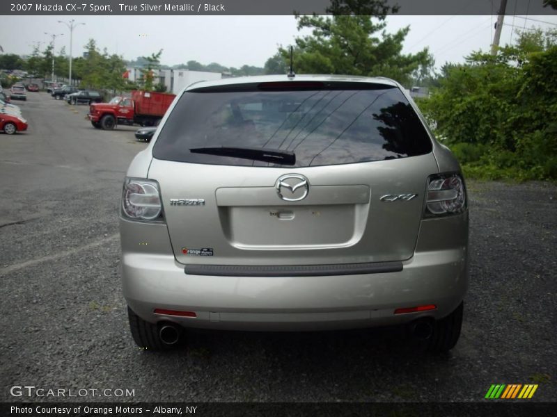 True Silver Metallic / Black 2007 Mazda CX-7 Sport