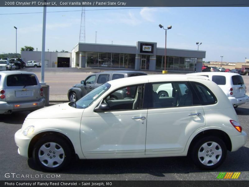 Cool Vanilla White / Pastel Slate Gray 2008 Chrysler PT Cruiser LX
