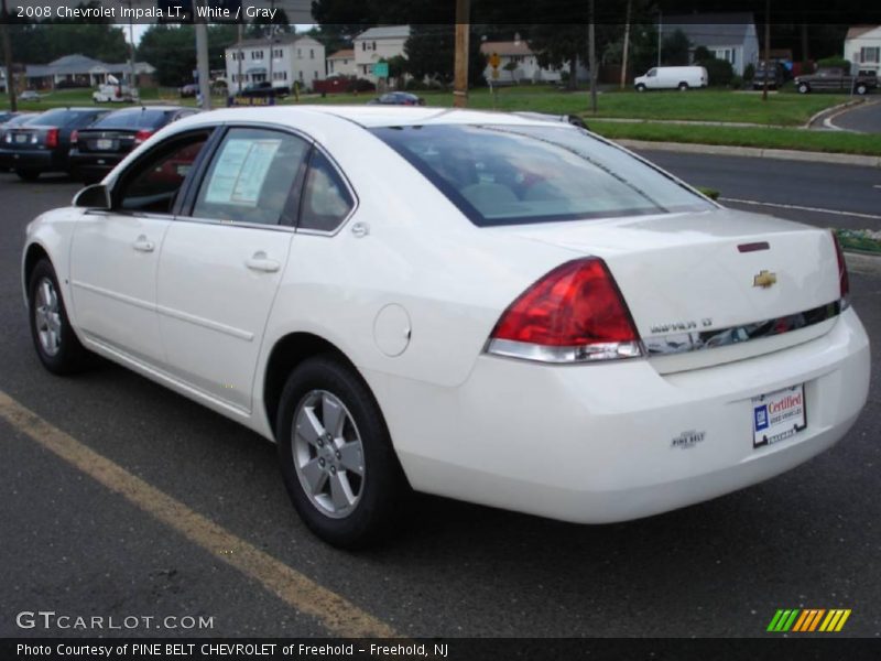 White / Gray 2008 Chevrolet Impala LT