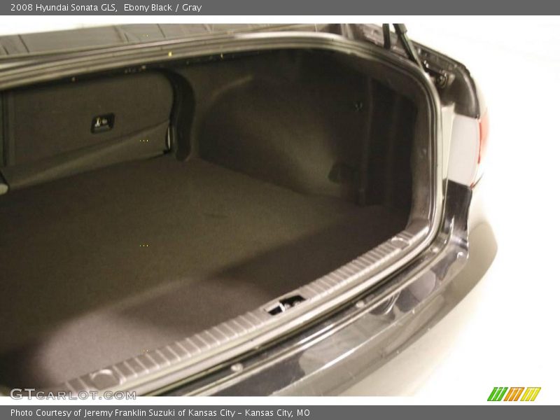 Ebony Black / Gray 2008 Hyundai Sonata GLS