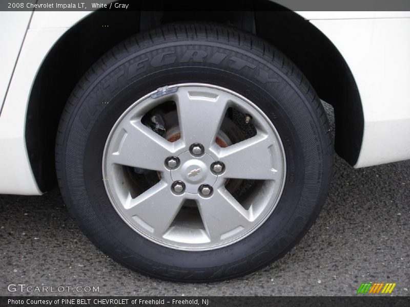 White / Gray 2008 Chevrolet Impala LT