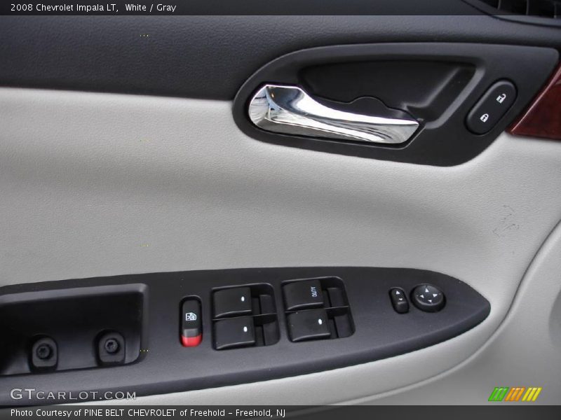 White / Gray 2008 Chevrolet Impala LT
