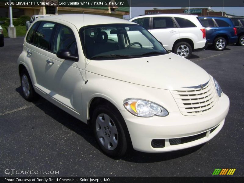 Cool Vanilla White / Pastel Slate Gray 2008 Chrysler PT Cruiser LX