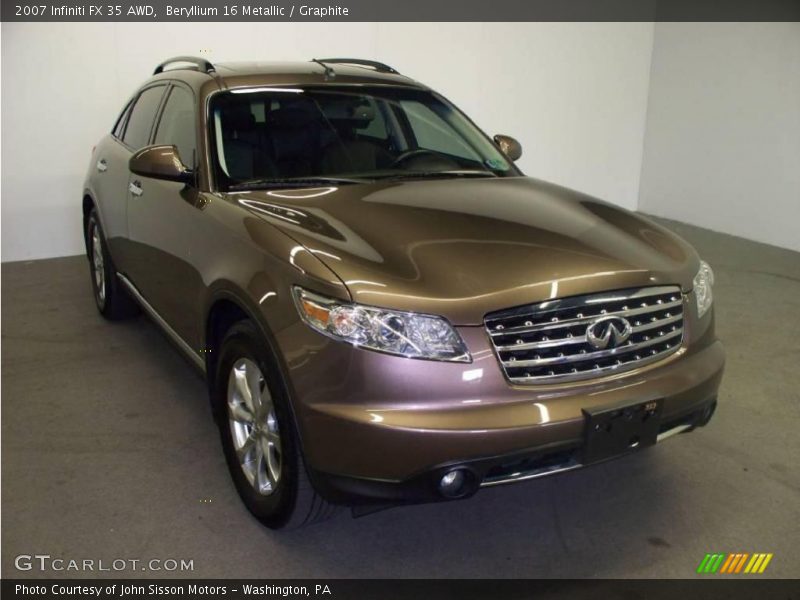 Beryllium 16 Metallic / Graphite 2007 Infiniti FX 35 AWD
