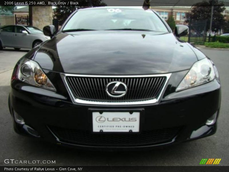 Black Onyx / Black 2006 Lexus IS 250 AWD