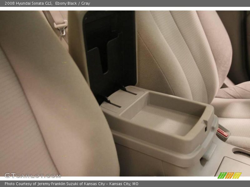 Ebony Black / Gray 2008 Hyundai Sonata GLS
