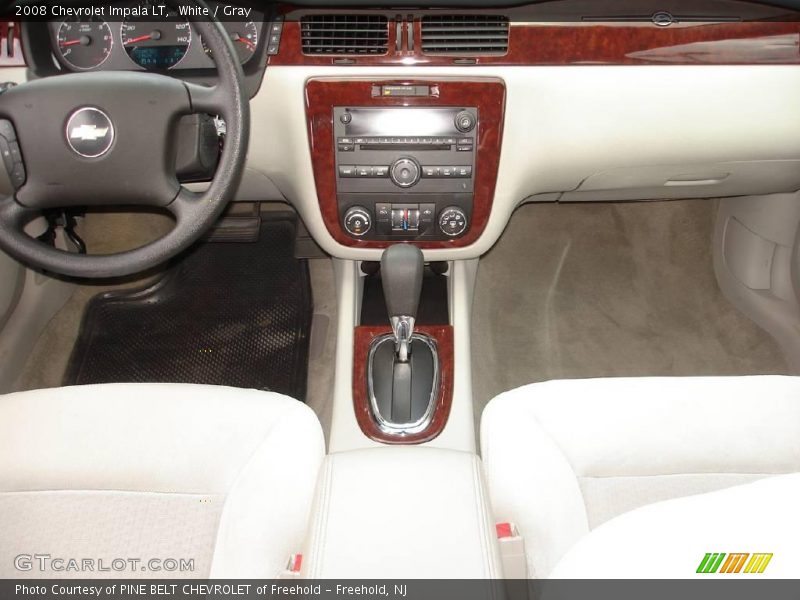 White / Gray 2008 Chevrolet Impala LT