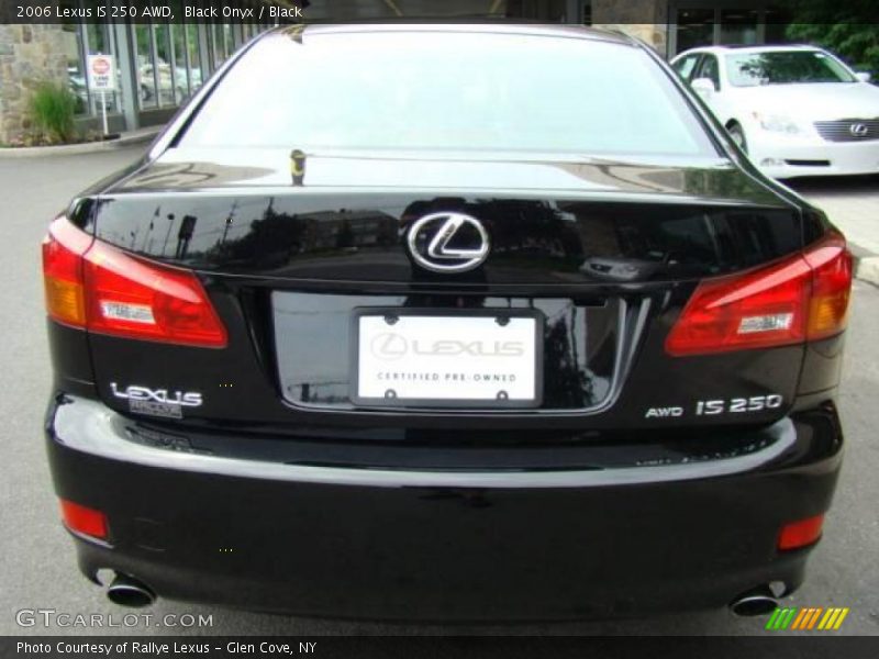 Black Onyx / Black 2006 Lexus IS 250 AWD