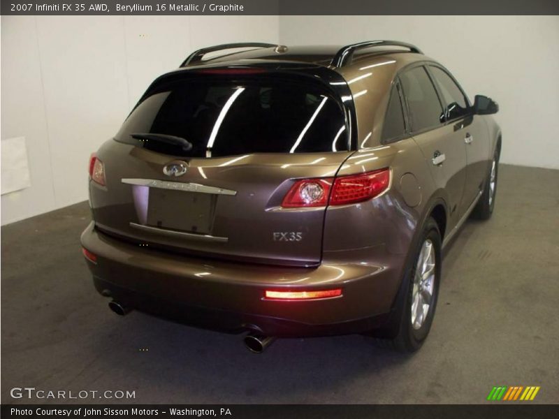 Beryllium 16 Metallic / Graphite 2007 Infiniti FX 35 AWD