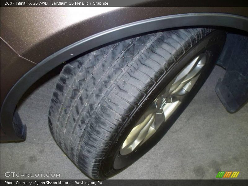 Beryllium 16 Metallic / Graphite 2007 Infiniti FX 35 AWD