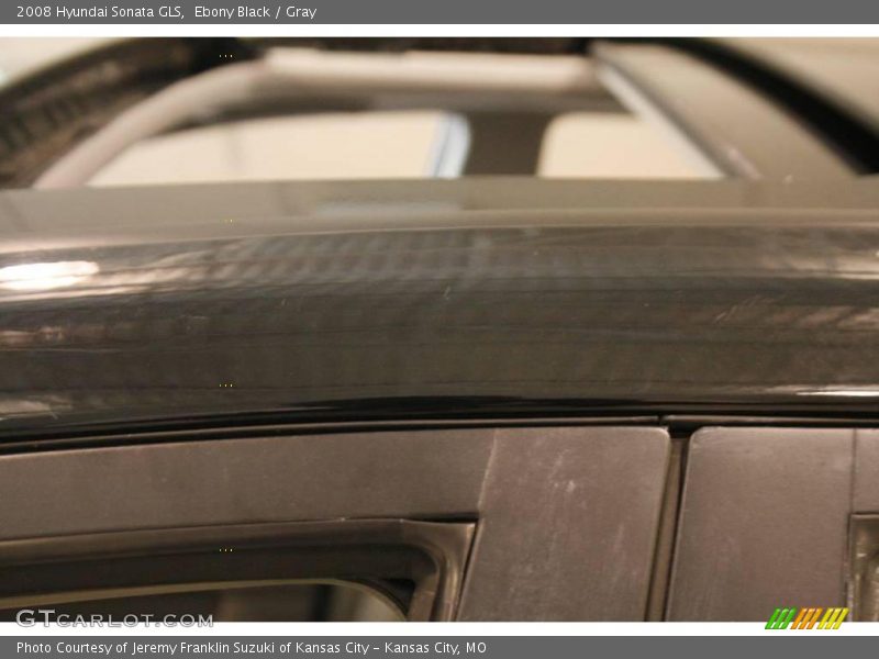 Ebony Black / Gray 2008 Hyundai Sonata GLS