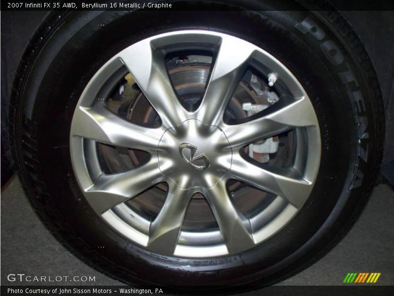 Beryllium 16 Metallic / Graphite 2007 Infiniti FX 35 AWD