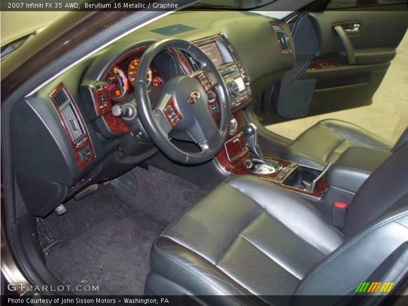 Beryllium 16 Metallic / Graphite 2007 Infiniti FX 35 AWD