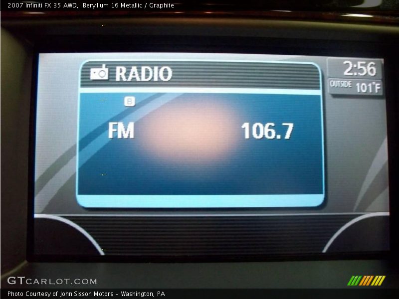 Beryllium 16 Metallic / Graphite 2007 Infiniti FX 35 AWD