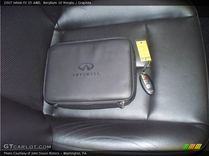 Beryllium 16 Metallic / Graphite 2007 Infiniti FX 35 AWD