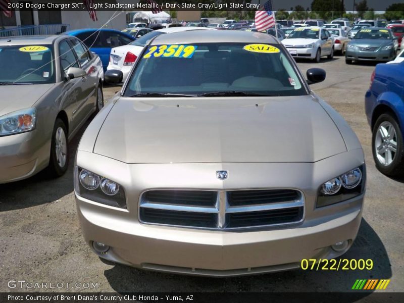 Light Sandstone Metallic / Dark Slate Gray/Light Slate Gray 2009 Dodge Charger SXT