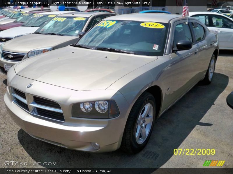 Light Sandstone Metallic / Dark Slate Gray/Light Slate Gray 2009 Dodge Charger SXT