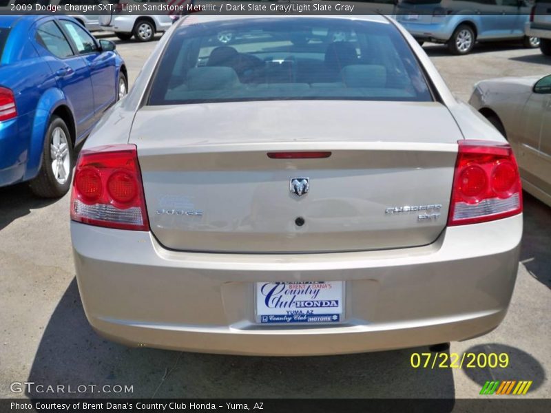 Light Sandstone Metallic / Dark Slate Gray/Light Slate Gray 2009 Dodge Charger SXT