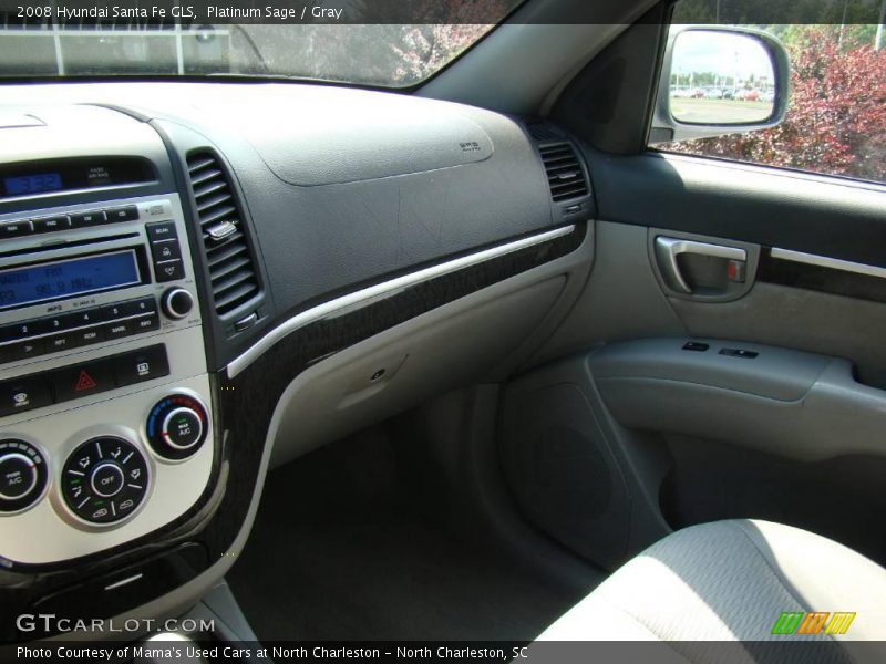 Platinum Sage / Gray 2008 Hyundai Santa Fe GLS