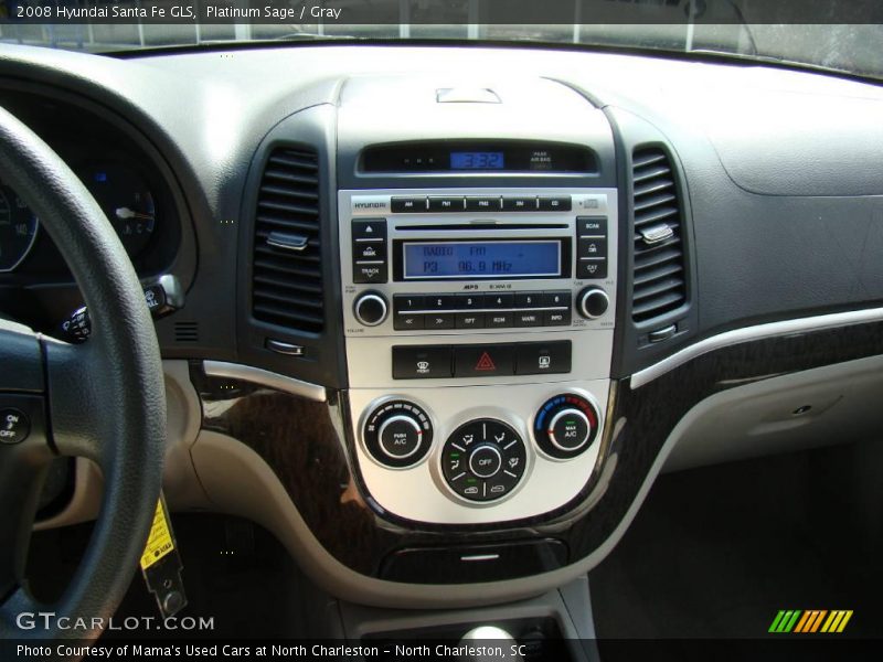 Platinum Sage / Gray 2008 Hyundai Santa Fe GLS