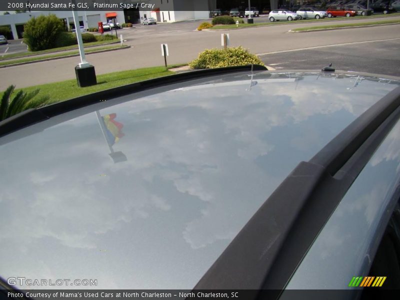Platinum Sage / Gray 2008 Hyundai Santa Fe GLS