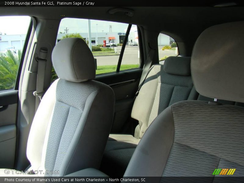 Platinum Sage / Gray 2008 Hyundai Santa Fe GLS