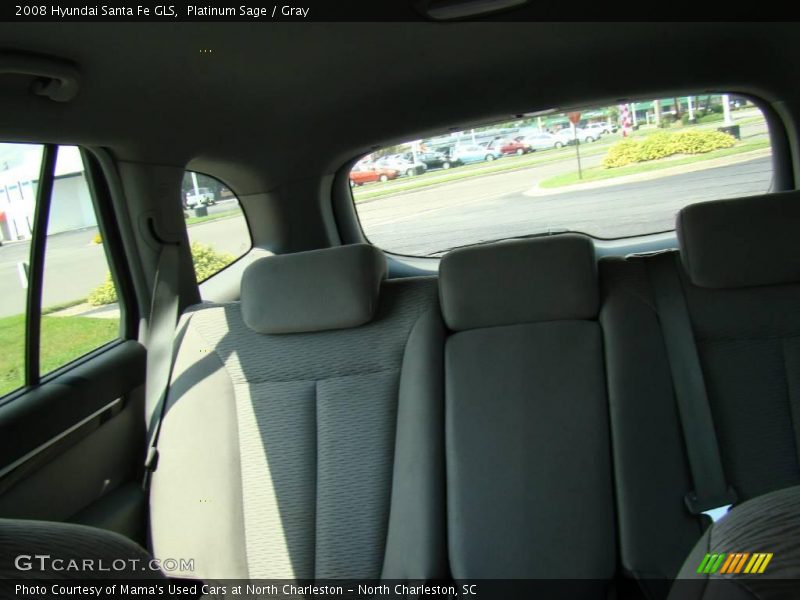 Platinum Sage / Gray 2008 Hyundai Santa Fe GLS