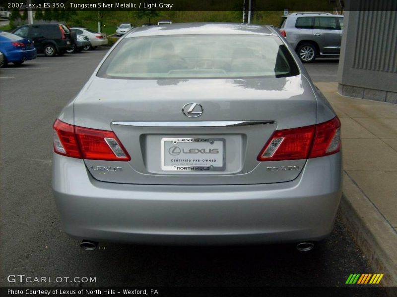 Tungsten Silver Metallic / Light Gray 2007 Lexus ES 350
